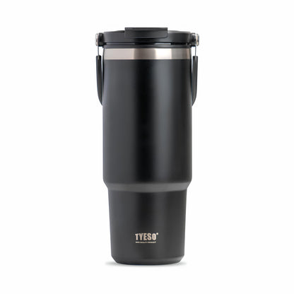 TYESO High-Capacity Travel Tumbler with Folding Handle