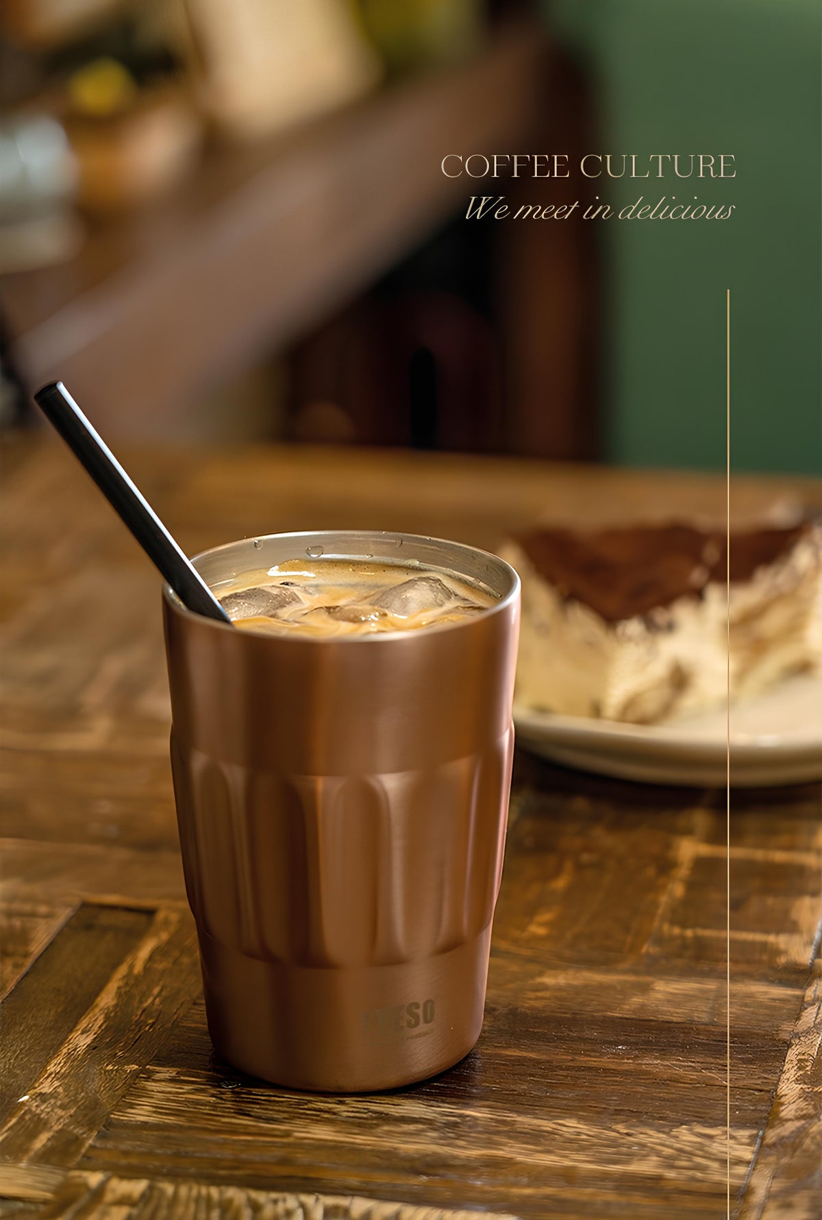 TYESO Premium Insulated Travel Coffee Mug-500ML
