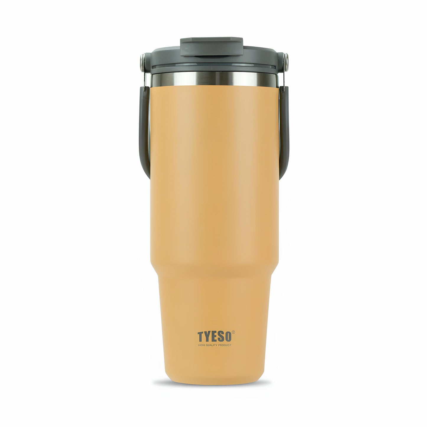 TYESO High-Capacity Travel Tumbler with Folding Handle