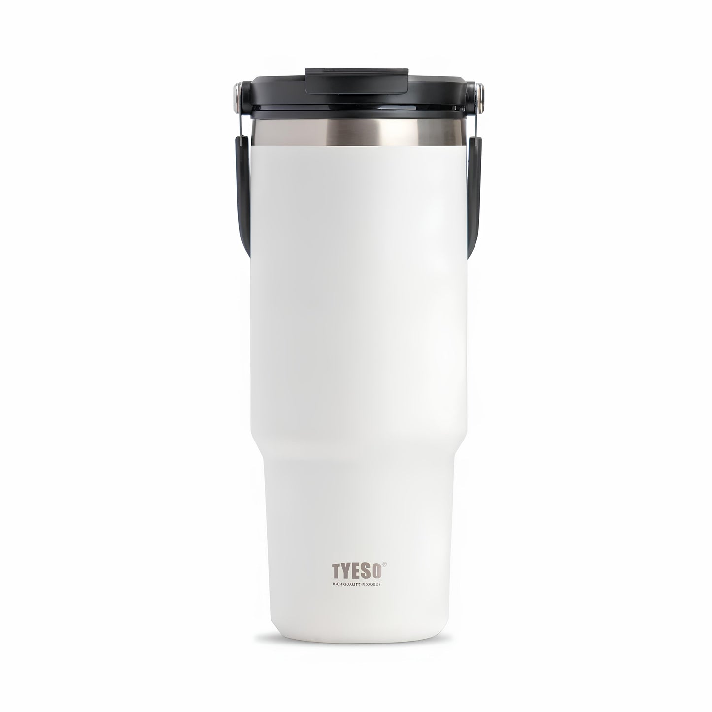 TYESO High-Capacity Travel Tumbler with Folding Handle
