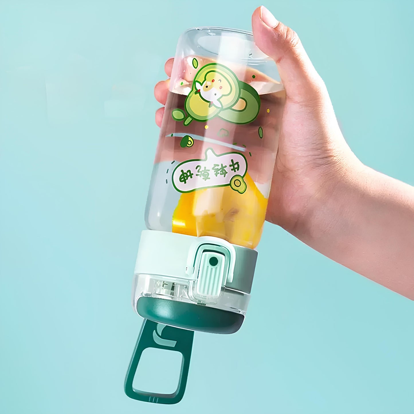 "THE GLASS" Minimalist Glass Travel Bottle with Protective Sleeve