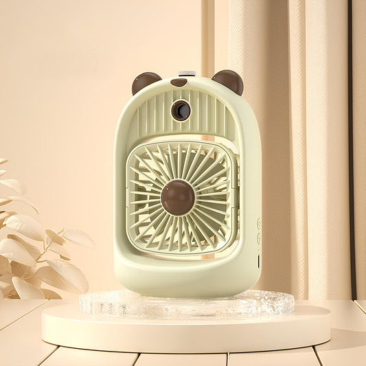Spray Cooling Mist Fan – USB Hand Held Water Mist Fan | Bear Design