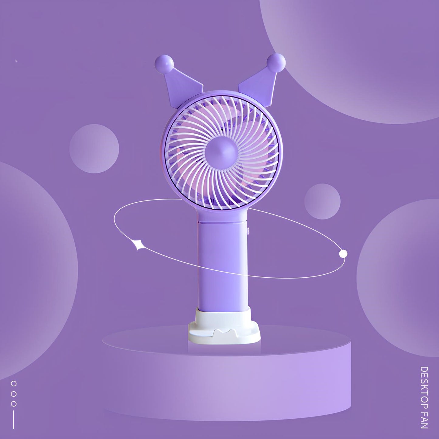 Portable Handy Rechargeable Fan – Compact & Quiet Personal Fan