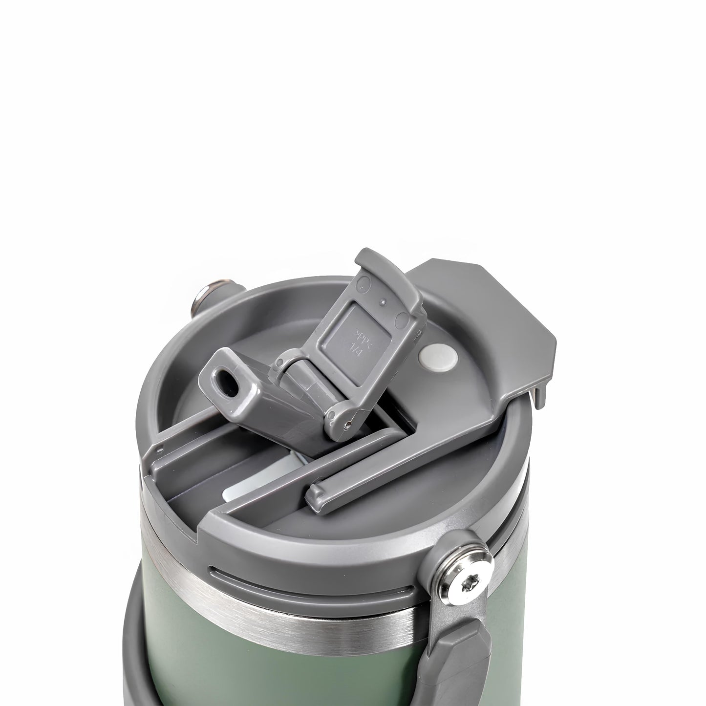 TYESO High-Capacity Travel Tumbler with Folding Handle