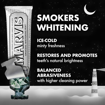 Marvis Smokers Whitening Mint Toothpaste - 85ml