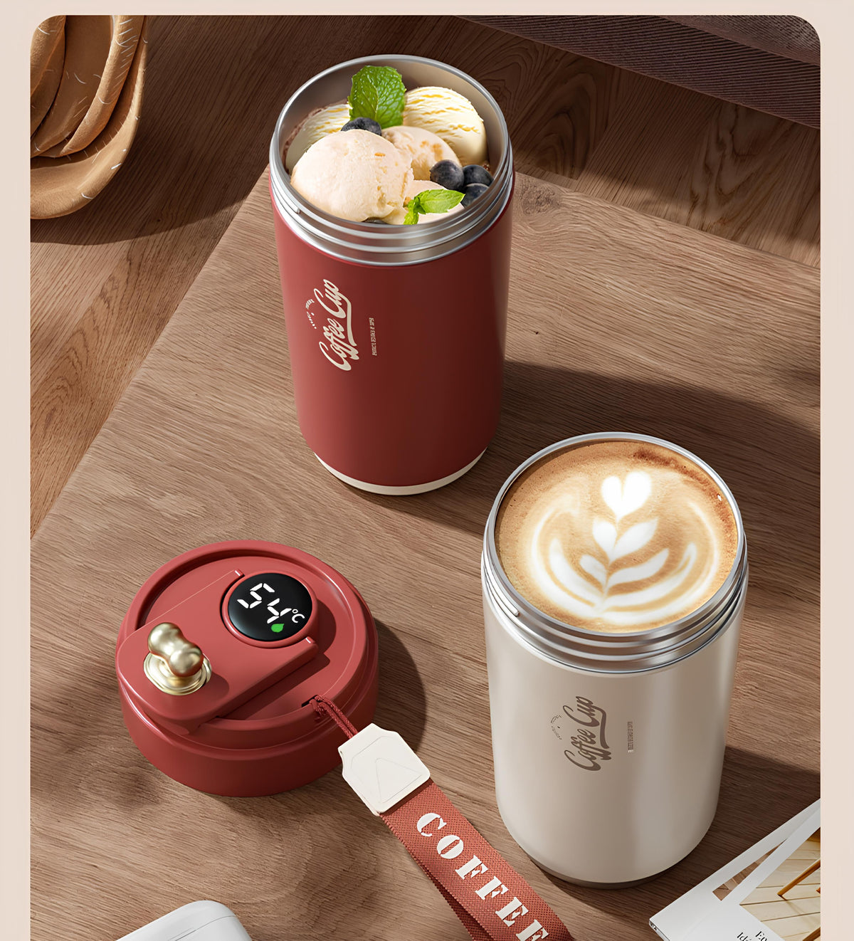 Insulated Coffee Cup 304 Stainless Steel Travel Mug