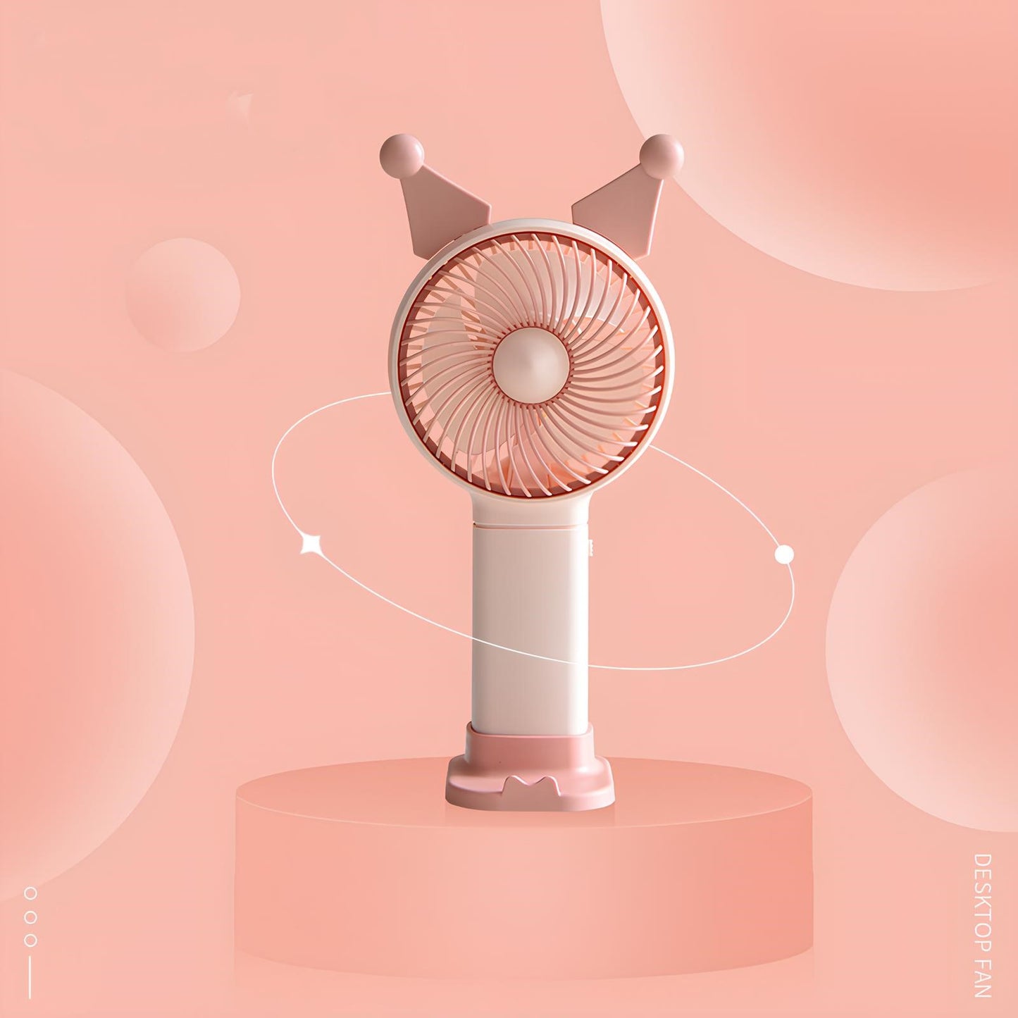 Portable Handy Rechargeable Fan – Compact & Quiet Personal Fan