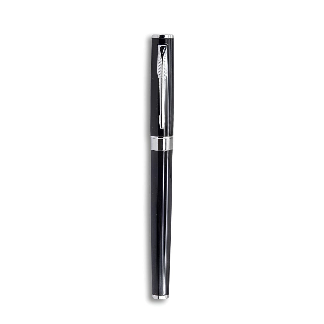 PAILI Premium Executive Fountain Pen – High-Gloss Black Resin