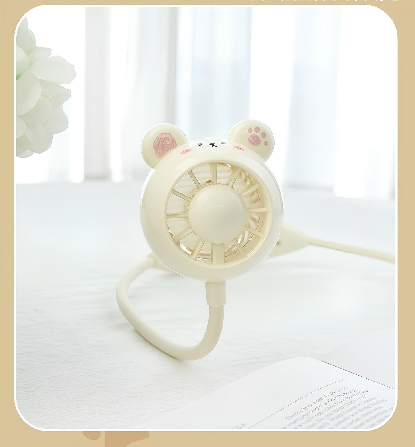 Hanging Neck USB Fan – Hands-Free Portable Bladeless Cooling | 2 Colors