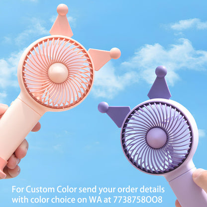 Portable Handy Rechargeable Fan – Compact & Quiet Personal Fan