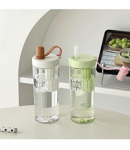 SHOTAY Water Bottle with Pop-Up Straw & Tea Infuser – ST 7164- 450ML