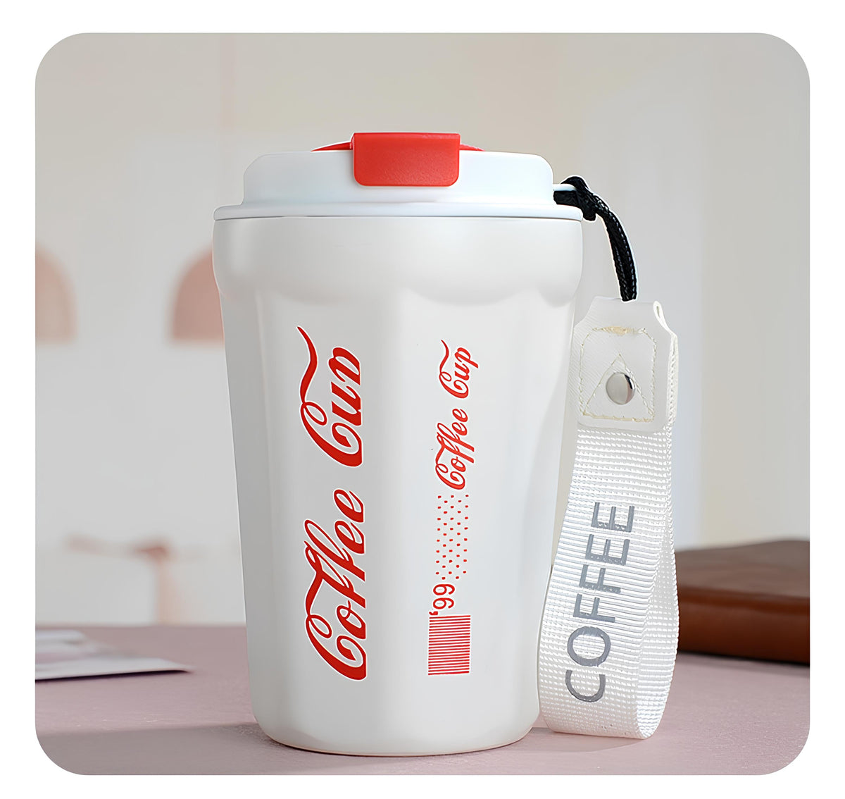 Vacuum Insulated Coffee Cup For Office, Travel
