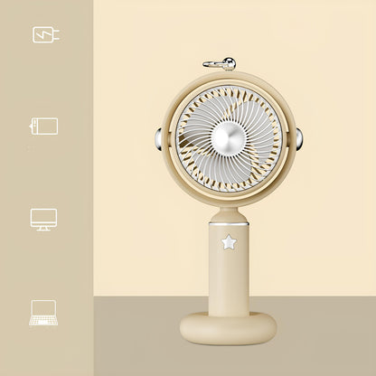USB Rechargeable Mini Handheld Fan – Stylish & Portable | 4 Colors