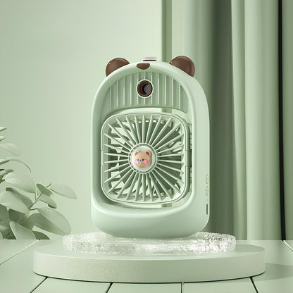 Spray Cooling Mist Fan – USB Hand Held Water Mist Fan | Bear Design