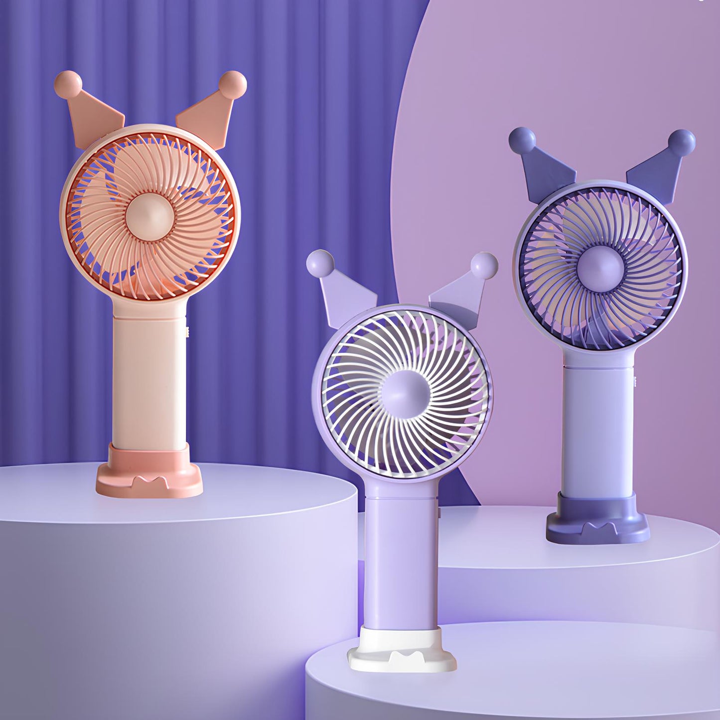 Portable Handy Rechargeable Fan – Compact & Quiet Personal Fan