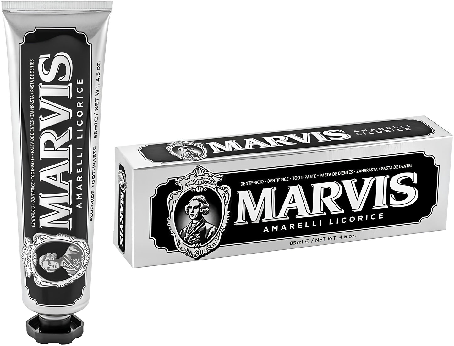 Marvis Amarelli Licorice Mint Toothpaste - 85ML