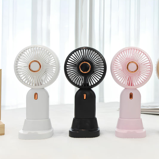 Mini USB Handheld Fan – Portable, Rechargeable & Quiet | 4 Colors