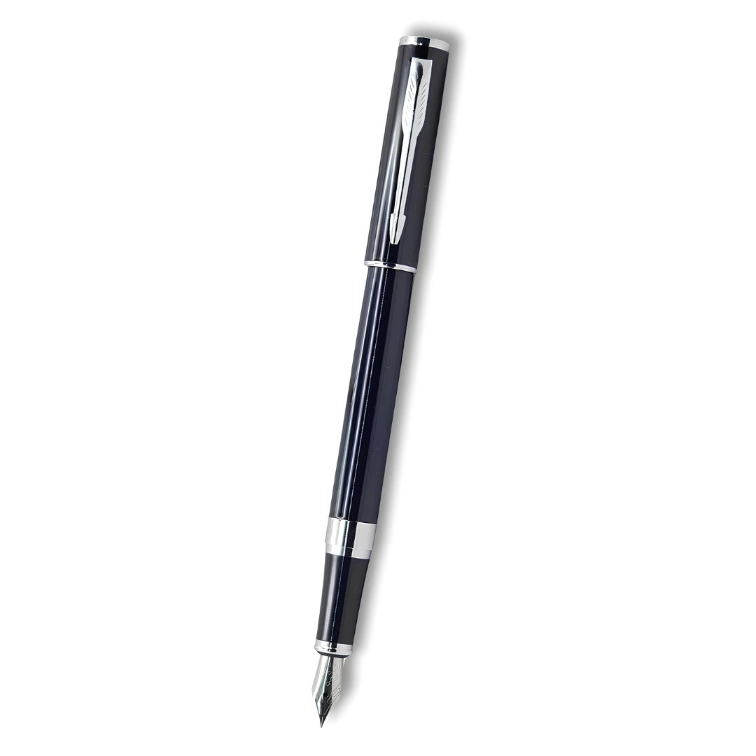 PAILI Premium Executive Fountain Pen – High-Gloss Black Resin