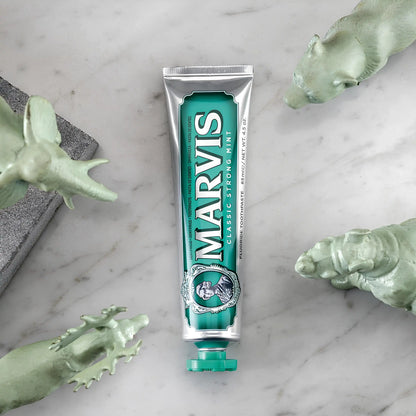 Marvis Classic Strong Mint Toothpaste, Controls Plaque - 85ml
