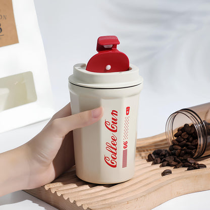 Vacuum Insulated Coffee Cup For Office, Travel