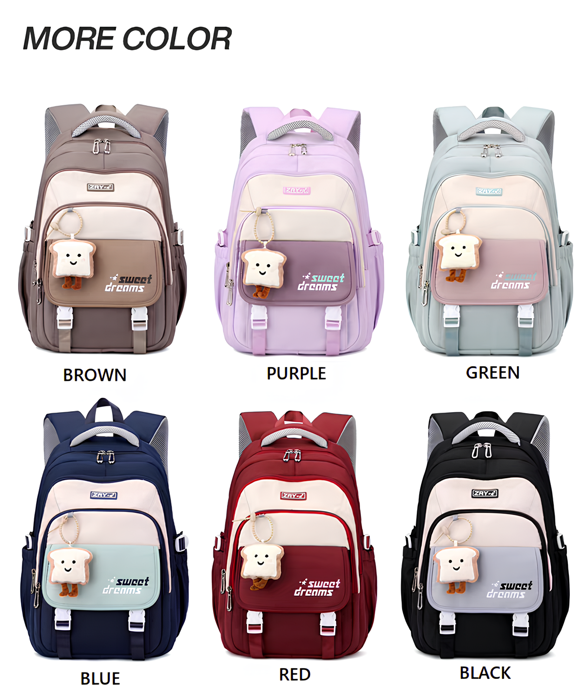 Schoolbag School Backpack, Picnic Bag for Boys & Girls-M021