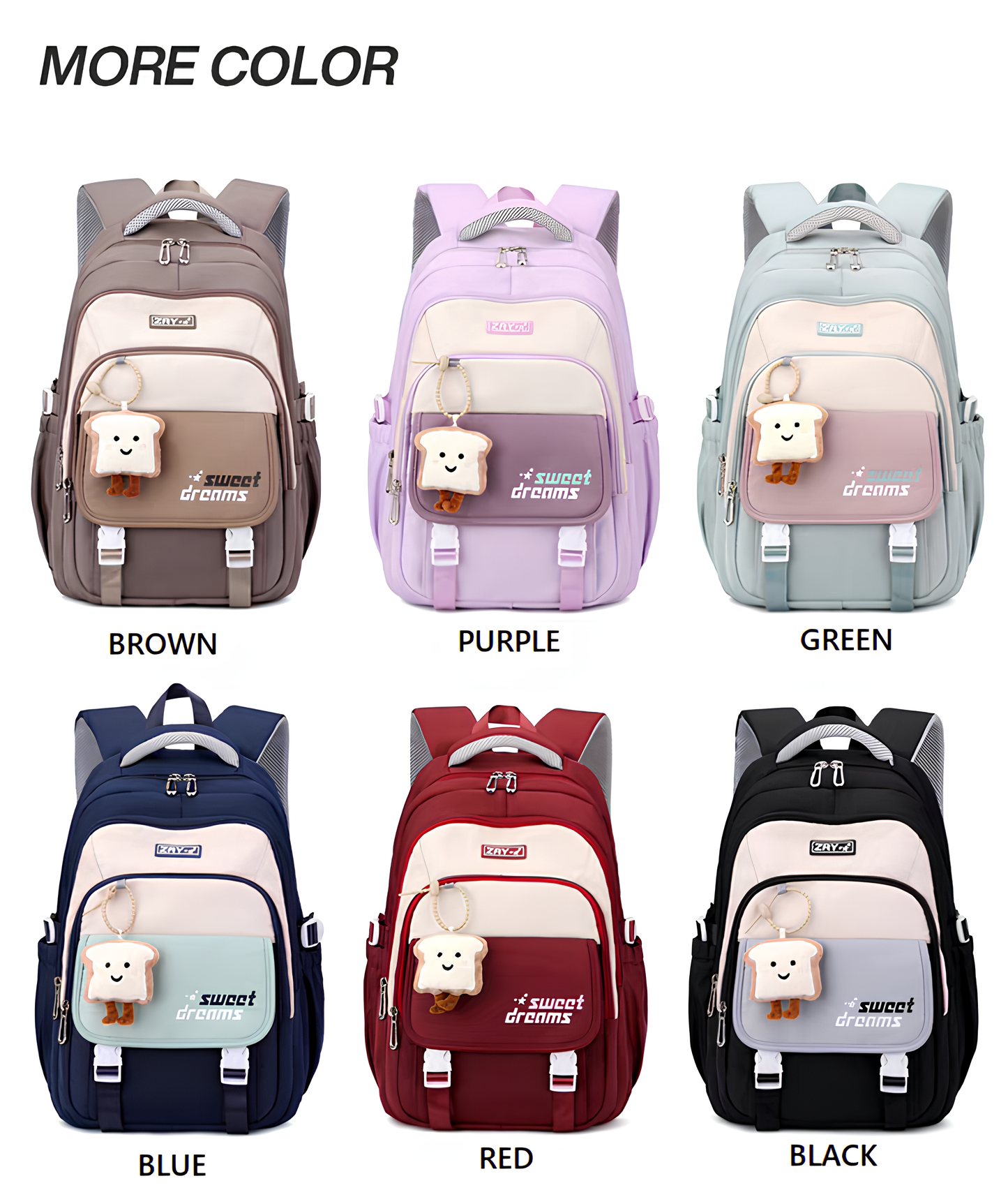 Schoolbag School Backpack, Picnic Bag for Boys & Girls-M021