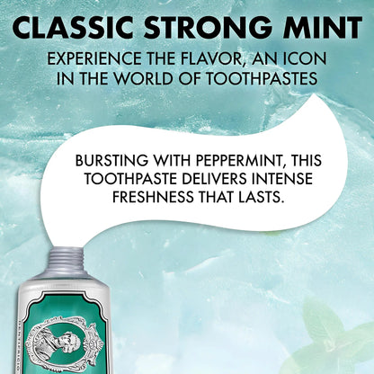 Marvis Classic Strong Mint Toothpaste, Controls Plaque - 85ml