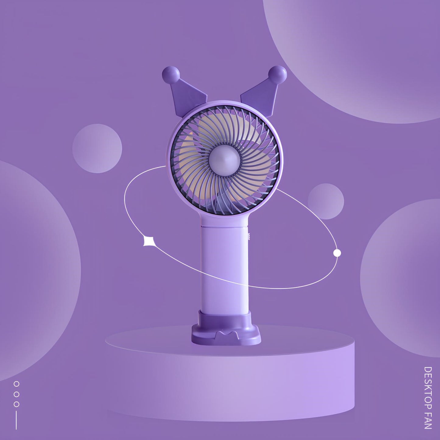 Portable Handy Rechargeable Fan – Compact & Quiet Personal Fan