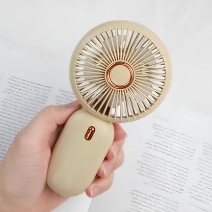 Mini USB Handheld Fan – Portable, Rechargeable & Quiet | 4 Colors