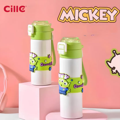 Disney Mickey Insulated Stainless Steel Water Bottle – 500ml Hot & Cold (Blue)