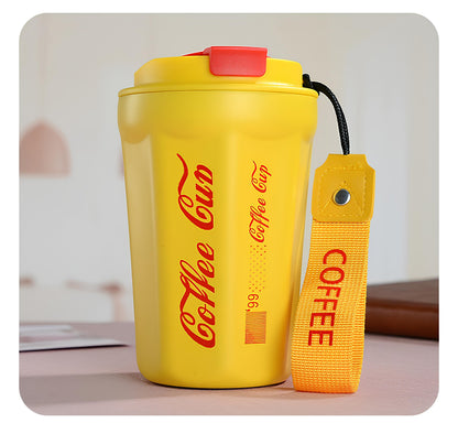 Vacuum Insulated Coffee Cup For Office, Travel