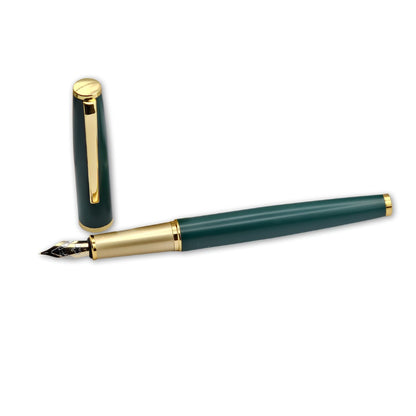 PAILI Premium Matte Finish Fountain Pen – Brushed Champagne Gold Grip (Available in Multiple Colors)