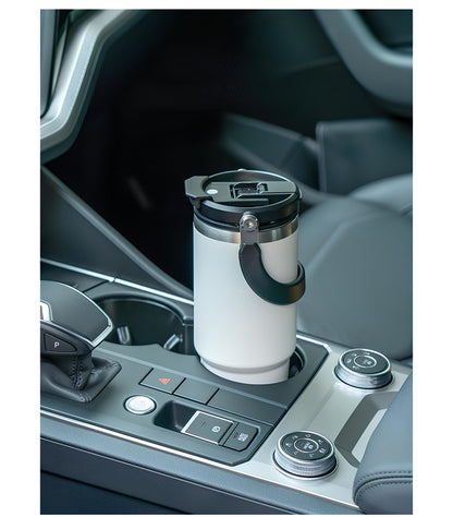 TYESO High-Capacity Travel Tumbler with Folding Handle