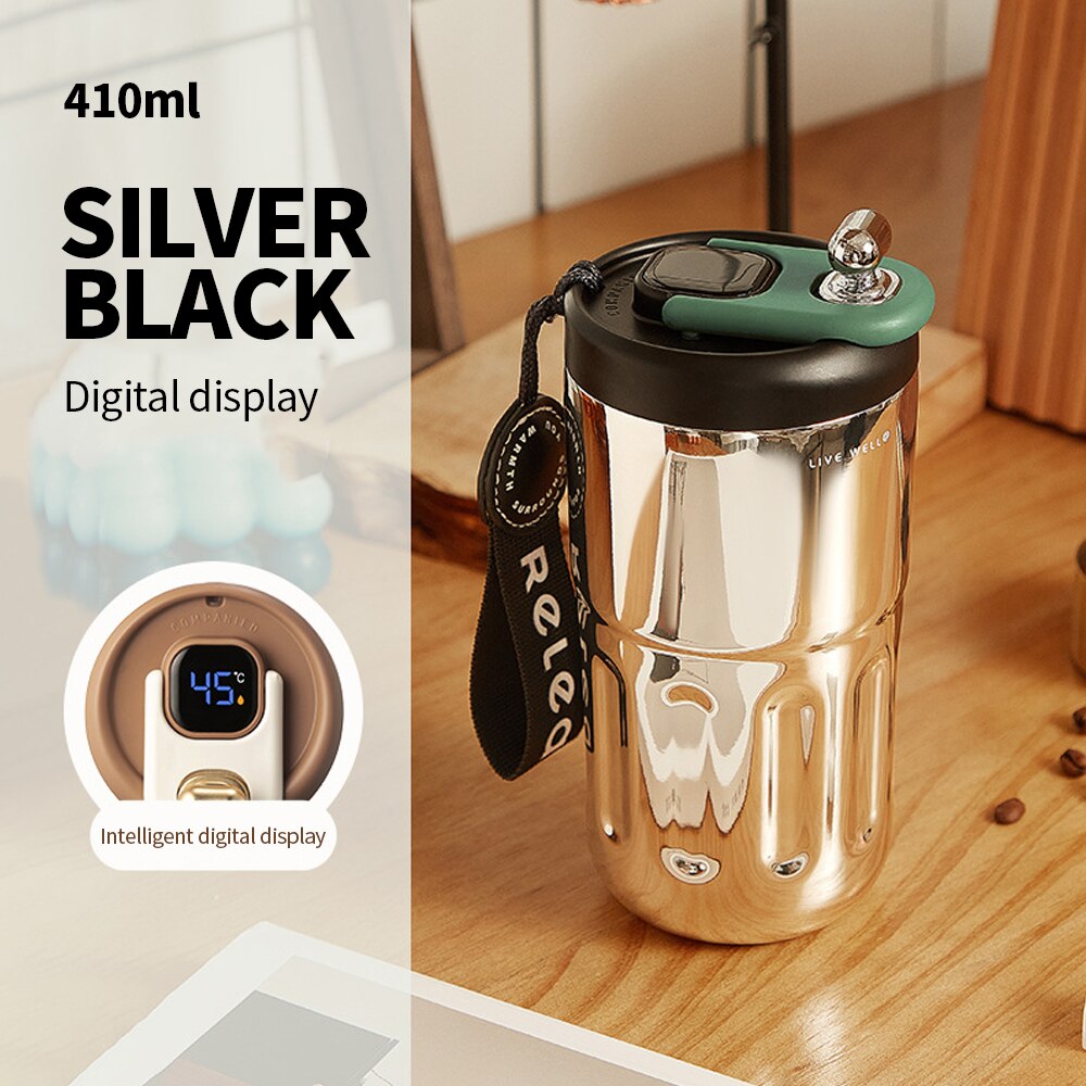 Relea "Live Well" Smart Temperature Display Coffee Cup