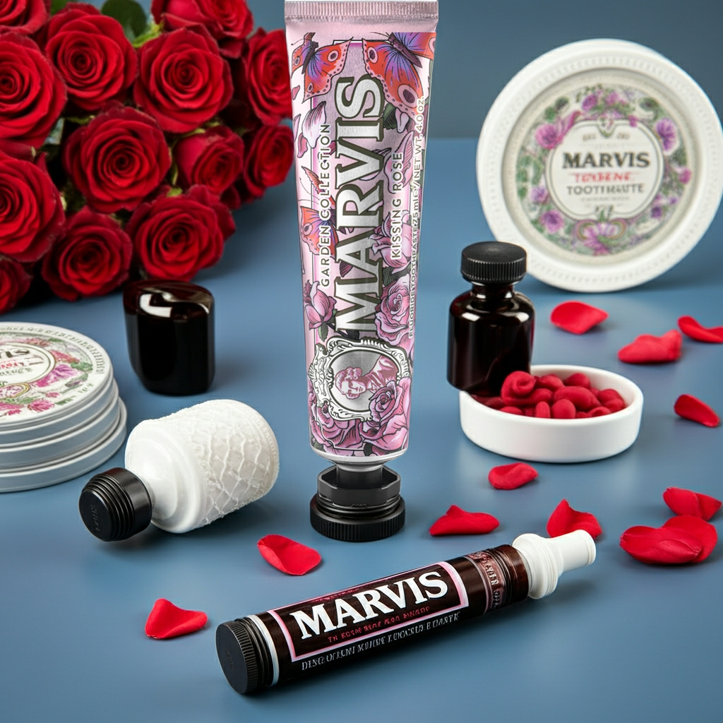 Marvis Kissing Rose Limited Edition Toothpaste - 75 ML
