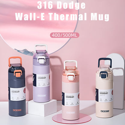 Dodge Stainless Steel Water Bottle – 500ml | Lightweight & Durable