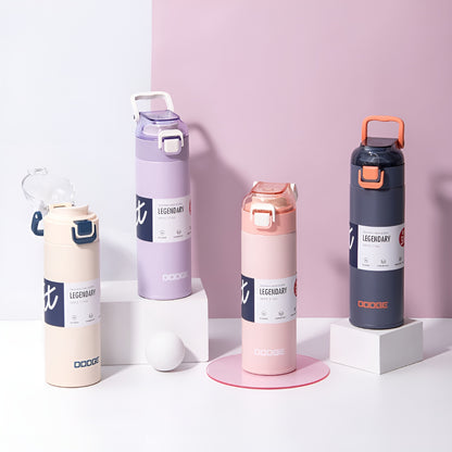 Dodge Stainless Steel Water Bottle – 500ml | Lightweight & Durable