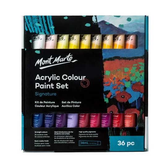 Mont Marte Acrylic Paint Set 36Pcs 36ML