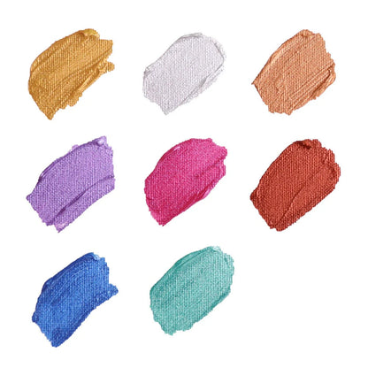 Mont Marte Metallic Acrylic Paint Set – 8 Colors x 18ml