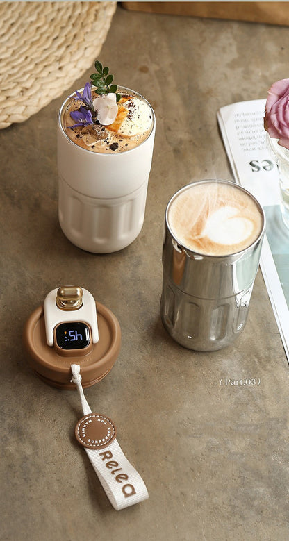 Relea "Live Well" Smart Temperature Display Coffee Cup