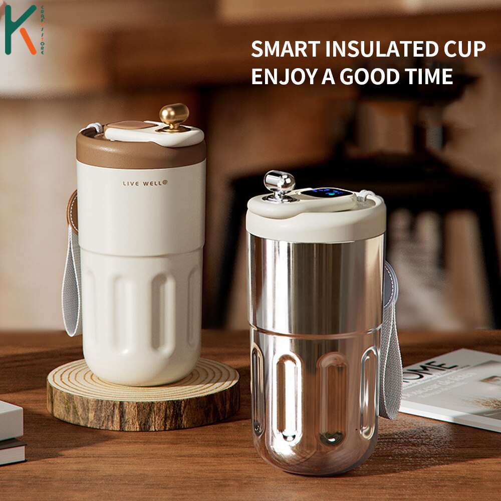 Relea "Live Well" Smart Temperature Display Coffee Cup