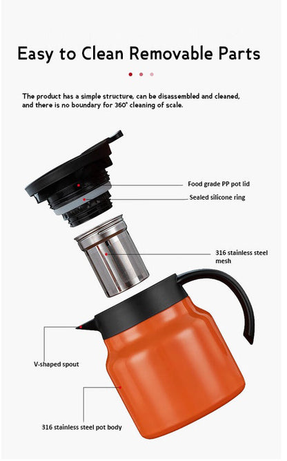 Premium 316 Stainless Steel Thermal Kettle Carafe