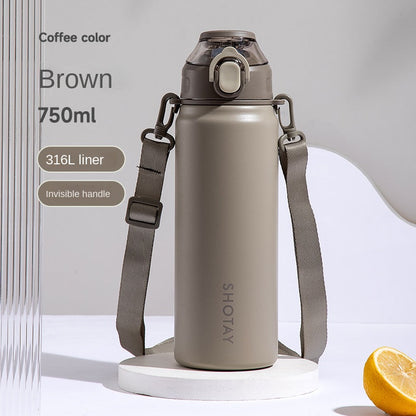 SHOTAY 750ml Stainless Steel Portable Thermos