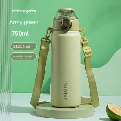 SHOTAY 750ml Stainless Steel Portable Thermos